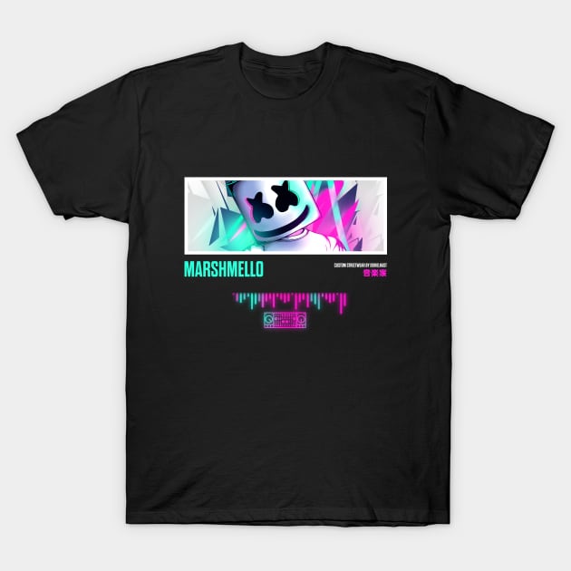 Marshmello Modern Streetwear DJ 22 T-Shirt by DenielHast